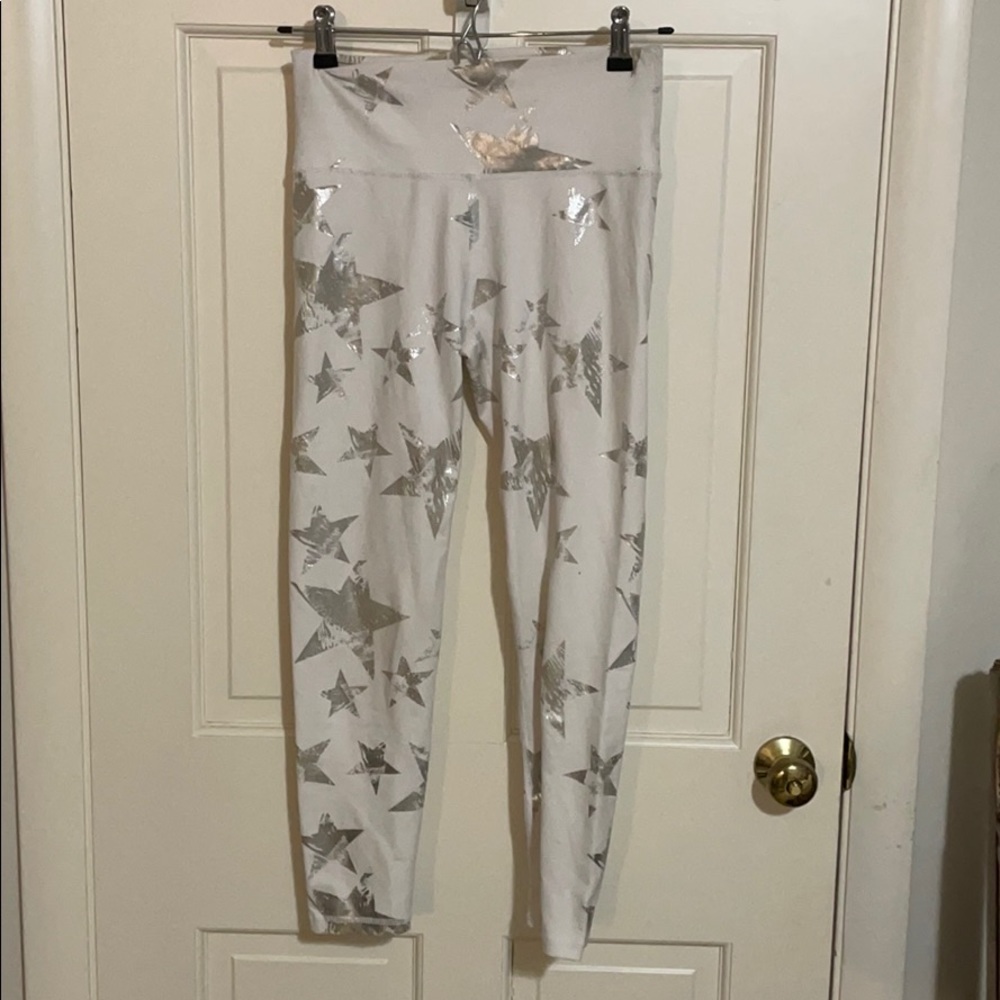 American Eagle White Star leggings!